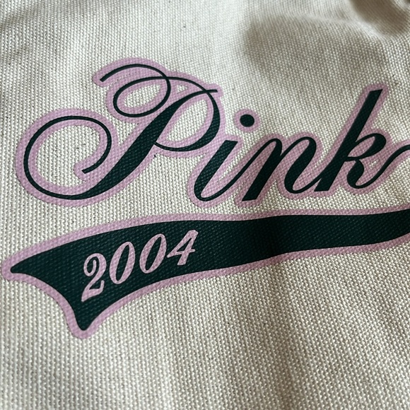 Pink Victoria’s Secret Canvas Tote Bag - Picture 3 of 13